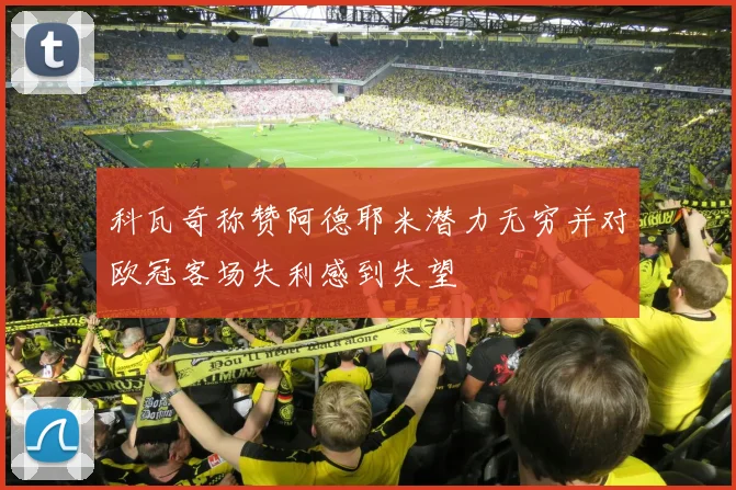 科瓦奇称赞阿德耶米潜力无穷并对欧冠客场失利感到失望